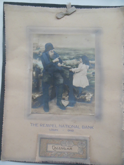 Rempel National Bank Logan, Ohio 1914 Calendar