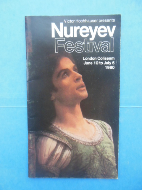 Image for Program Nureyev Festival London Coliseum June 10 to July 5, 1980 Program Nureyev Festival London Coliseum June 10 to July 5, 1980