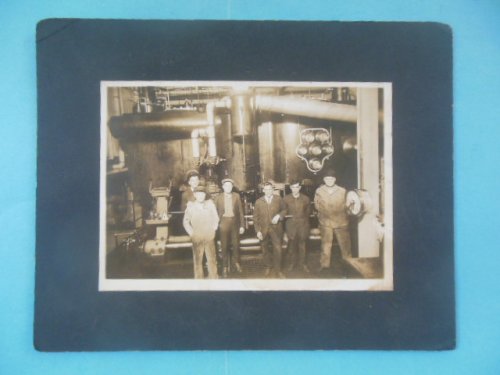 Photograph: Workers in Front of A Huge Boiler