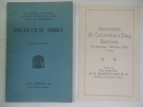Image for Inchcolm Abbey Official Guide 1929 Inchcolm Abbey Official Guide 1929