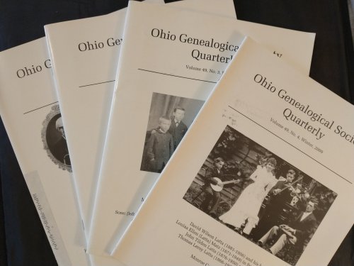 OHIO GENEALOGICAL SOCIETY QUARTERLY ALL 4 ISSUES 2009