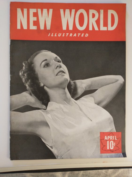 NEW WORLD ILLUSTRATED 2 ISSUES APRIL ,JULY 1940