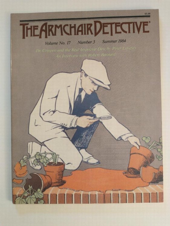 THE ARMCHAIR DETECTIVE 3 ISSUES