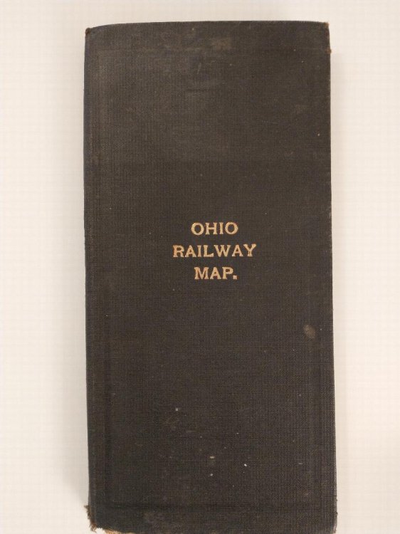 OHIO RAILROAD MAP 1907