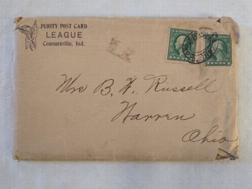 PURITY POST CARD LEAGUE