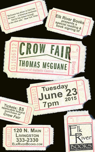 Image for Thomas McGuane Poster, 23 June 2015 Thomas McGuane Poster, 23 June 2015