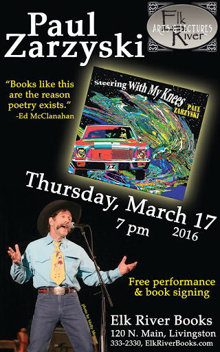 Image for Paul Zarzyski Poster, 17 March 2016 Paul Zarzyski Poster, 17 March 2016