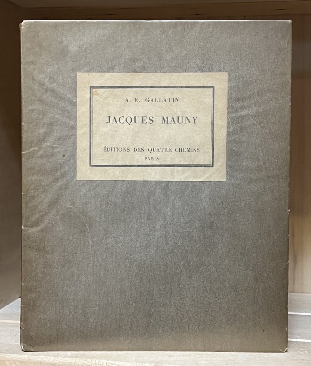 Jacques Mauny, avec huit reproductions et une pointe seche originale