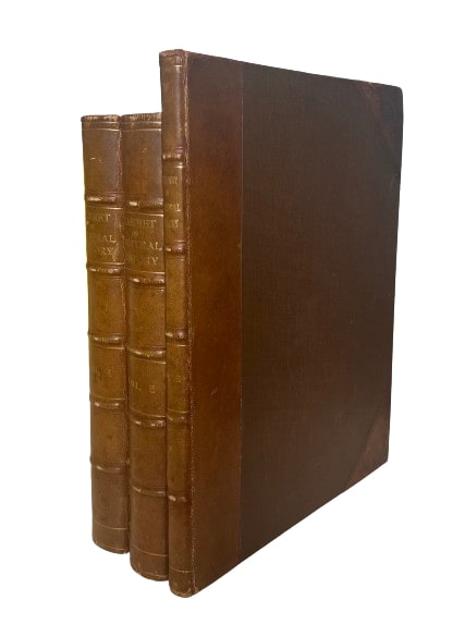 The Cabinet of Natural History and American Rural Sports. Complete set of three uniformly-bound volumes.