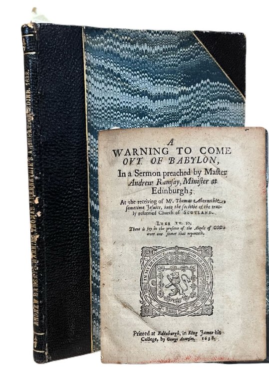 A Warning to Come Out of Babylon [bound with] Abjuration of Poperie