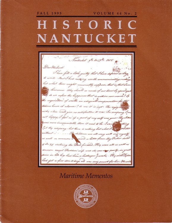 Image for Maritime Mementos, Historic Nantucket, Fall 1995, Volume 44 No.2 Maritime Mementos, Historic Nantucket, Fall 1995, Volume 44 No.2