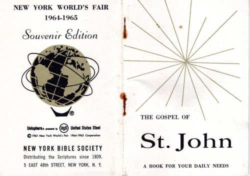 The Gospel of St. John: A Book for Your Daily Needs