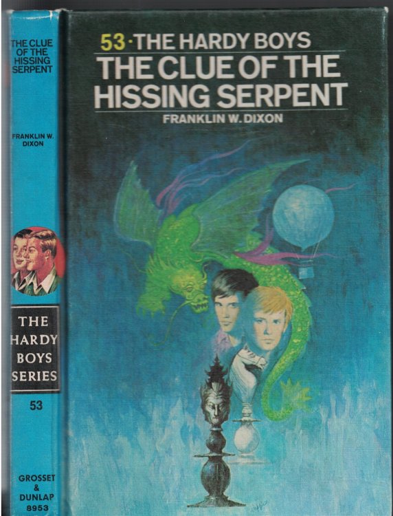Clue of the Hissing Serpent; Book 53
