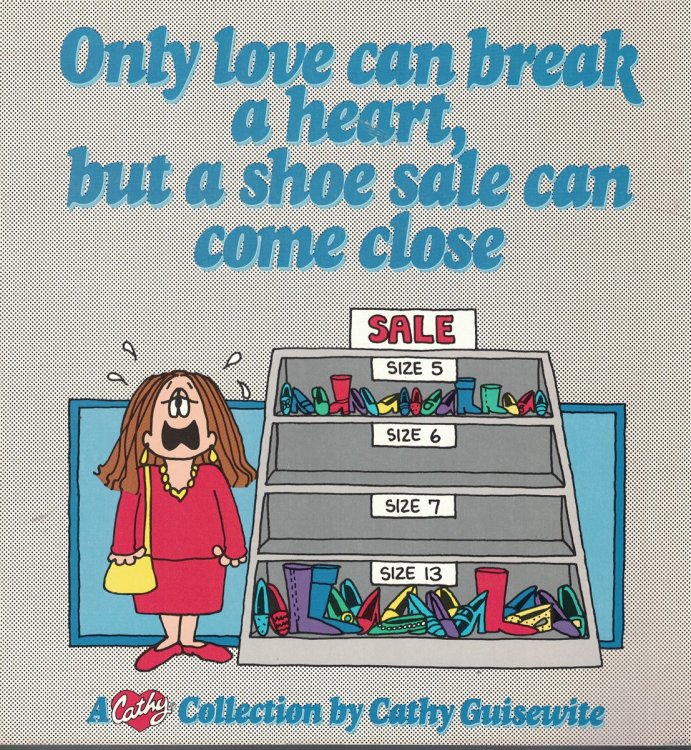 Only Love Can Break a Heart, but a Shoe Sale Can Come Close