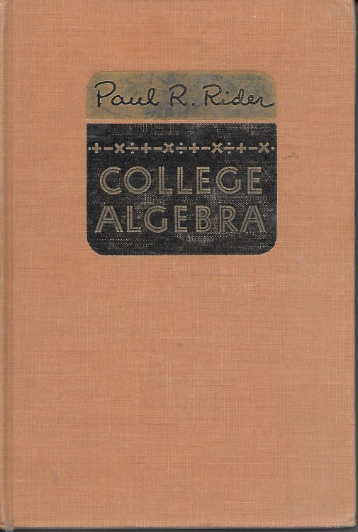 College Algebra