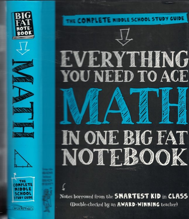 Everything You Need to Ace Math in One Big Fat Notebook; Complete Middle School Study Guide