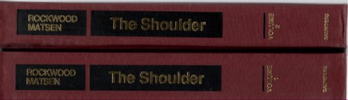 The Shoulder; Two Volume Set