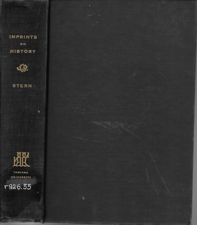 Imprints On History; Book Publishers and American Frontiers