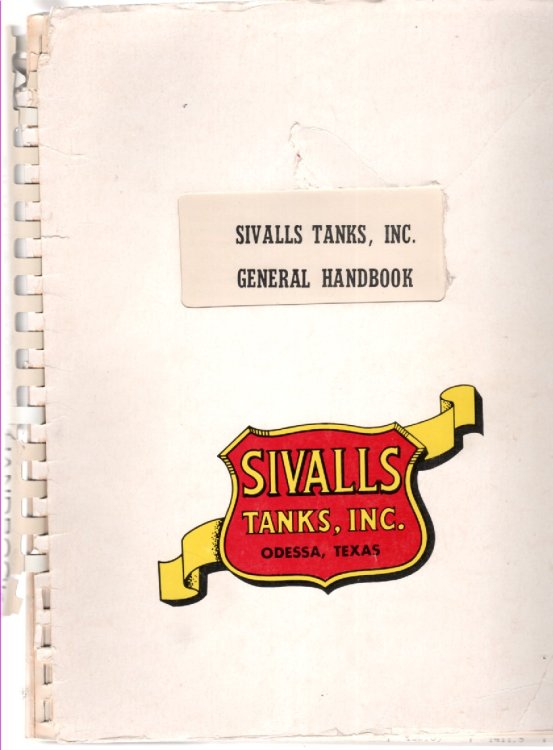 Sivalls Tanks, Inc. General Handbook