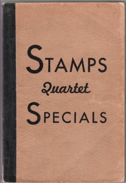 Stamps Quartet Specials; A Special Collection of Favorite Sacred and Spiritual Songs for Use in Radio Broadcasts, Congregation Singing and Evangelistic Work