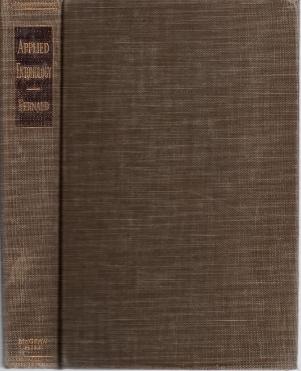 Applied Entomology; An Introductory Text-Book of Insects in Their Relations to Man