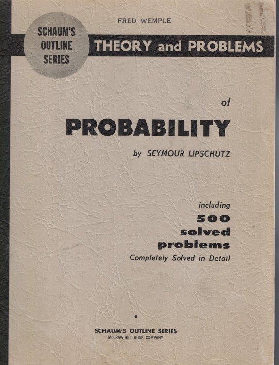 Probability; Theory and Problems