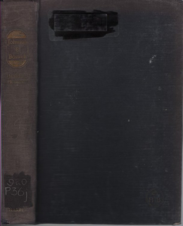 Image for JOHNSON and BOSWELL; The Story of Their Lives JOHNSON and BOSWELL; The Story of Their Lives