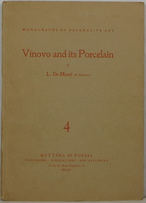 Image for Vinovo and its Porcelain (A Page of the History of Art in Piedmont) Vinovo and its Porcelain (A Page of the History of Art in Piedmont)