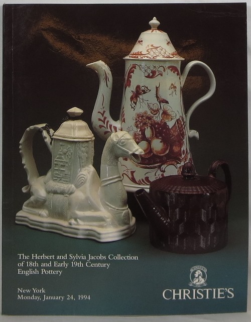 The Herbert and Sylvia Jacobs Collection of 18th and Early 19th Century English Pottery, New York, January 24, 1994, Sale 7826