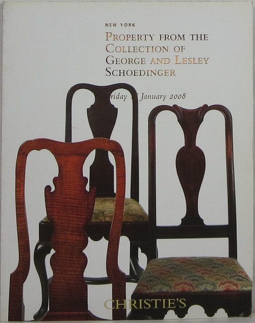 Property from the Collection of George and Lesley Schoedinger, New York, January 18, 2008, Sale 2109