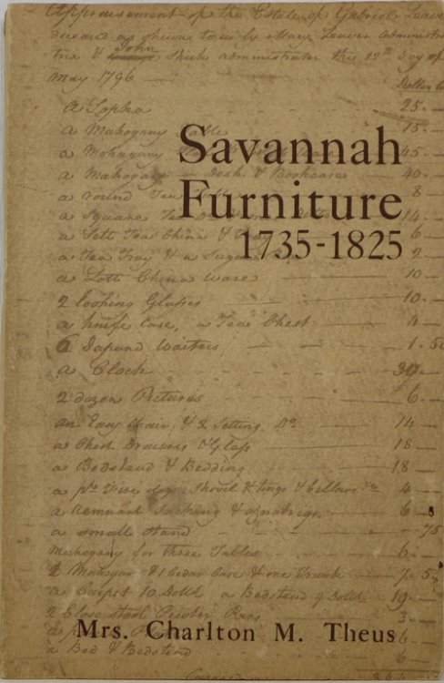 Image for Savannah Furniture 1735-1825 Savannah Furniture 1735-1825