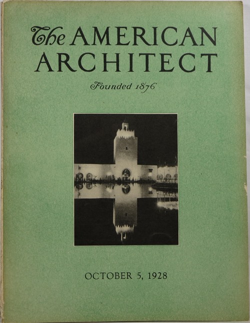 Image for The American Architect, Number 2554, October 5, 1928 The American Architect, Number 2554, October 5, 1928