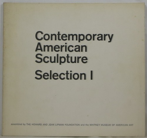 Image for Contemporary American Sculpture: Selection I Contemporary American Sculpture: Selection I