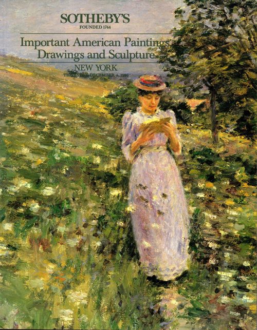 Important American Paintings, Drawings and Sculpture, New York, December 4, 1986 (Sale 5524)