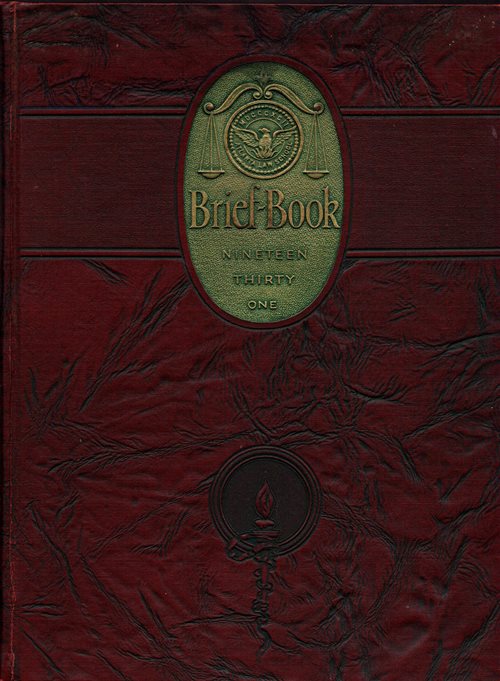 Image for Atlanta Law School Brief-Book Nineteen Thirty One Atlanta Law School Brief-Book Nineteen Thirty One