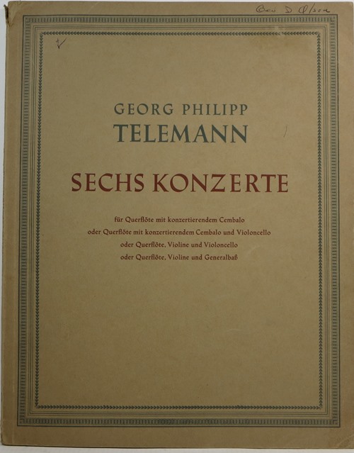 Image for Sechs Konzerte: Fr Querflte mit konzertierendem Cembalo oder Querflte mit konzertierendem Cembalo and Violoncello oder Querflte, Violine und Violoncello oder Querflte, Violine und Generalbass (Band XI) Sechs Konzerte: Fr Querflte mit konzertierendem Cembalo oder Querflte mit konzertierendem Cembalo and Violoncello oder Querflte, Violine und Violoncello oder Querflte, Violine und Generalbass (Band XI)