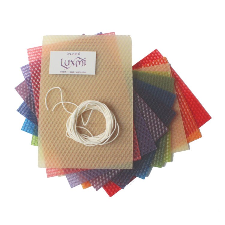 Candle making kit, coloured
