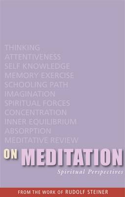 Image for On Meditation Spiritual Perspectives On Meditation Spiritual Perspectives