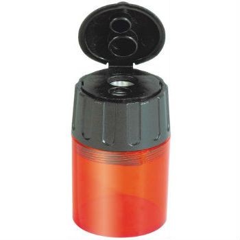 Lyra Twin-hole Barrel Sharpener plastic with metal sharpener inside