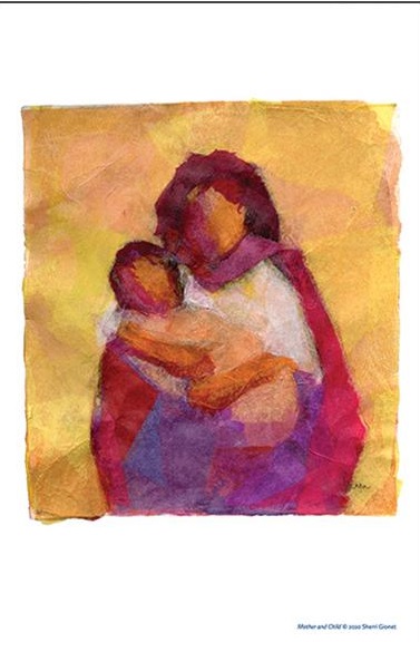 Image for Mother and Child Art Print Mother and Child Art Print