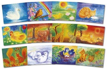 Set of 12 postcards from Dorothea Schmidt and Tatjana Kornetova DS/TK1-12