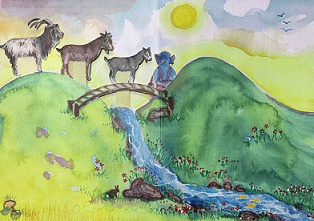 Image for Three Billy Goats Gruff Moving Picture Three Billy Goats Gruff Moving Picture