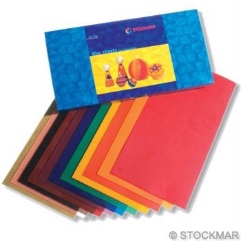 Stockmar Decorating Wax 12 Assorted 10x20cm