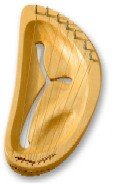 Image for Children's Lyre pentatonic 7 string d-e Children's Lyre pentatonic 7 string d-e