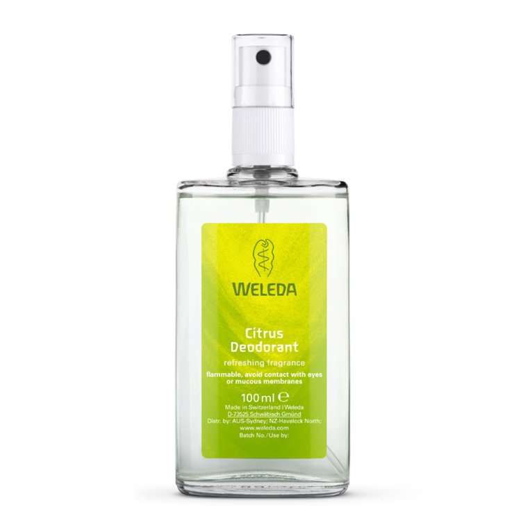 Weleda Citrus Deodorant 100ml Free of Aluminium Salts