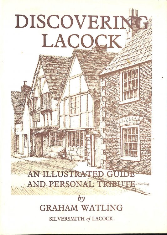 Discovering Lacock, Gift inscription by the author