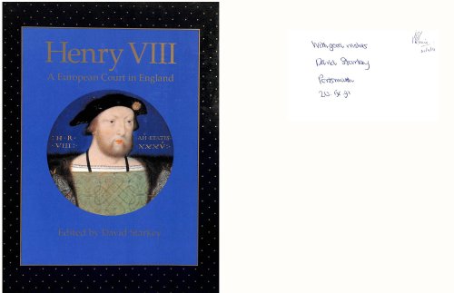 Henry VIII: A European Court in England, Gift inscription by the author