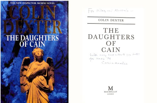 The Daughters of Cain, Gift inscription by the author