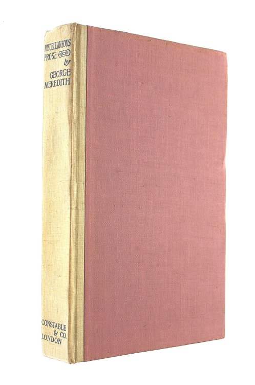 Miscellaneous Prose