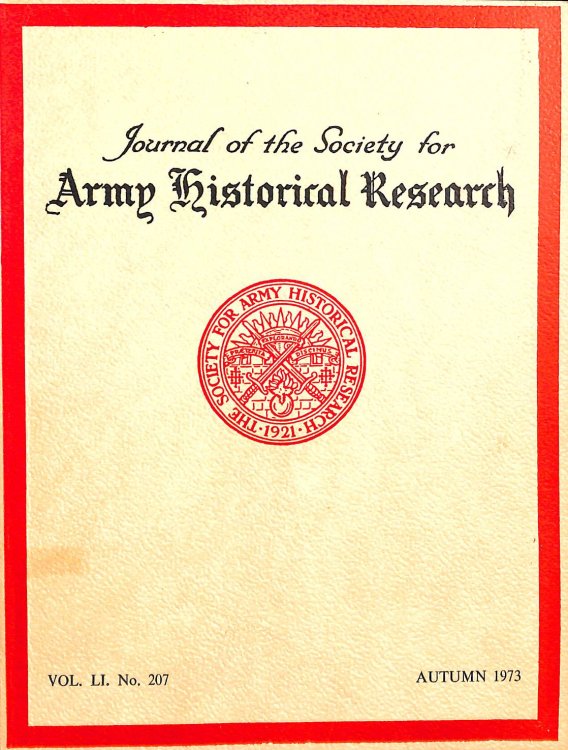 Journal Of The Society For Army Historical Research Vol Li. No 207. Autumn 1973